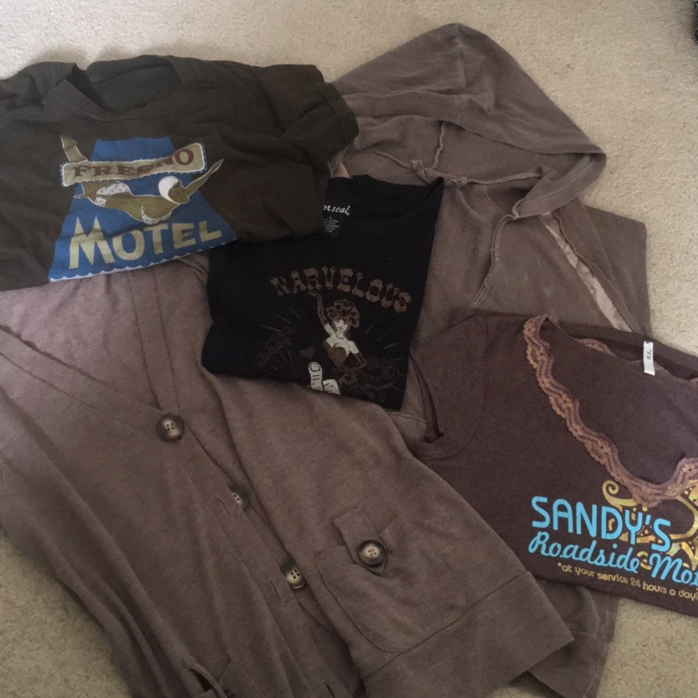 5bundle women's blown tops